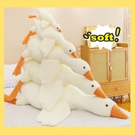 50-160CM Goose Plush Toy Big White Duck Plushie Long Sleeping Pillow Cartoon Animal Stuffed Toys Bir