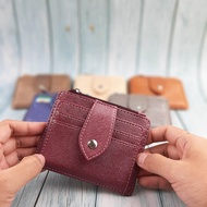 SAVE Foldable Card Holder with 9 Card Slots + 1 Zipper Money Slot (Amber) CURRENT