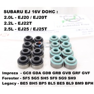 Sanwa Japan Viton Valve Seal - Subaru 2.0L EJ20 EJ20T 2.2L EJ22 2.5L EJ25 EJ25T Impreza STi Forester