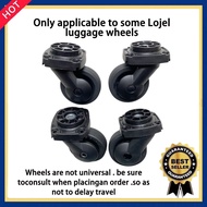 Original 1 Pair LoJel Universal Wheel Replacement Luggage Wheels Black Double row Wheels for suitcases1 Pair LoJel Original Universal Wheel Replacement Luggage Wheels Black Double