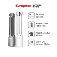 EuropAce Air Purifying Dual Bladeless Fan|EBF Z1|Moving Dual Side and 3 Way Air Flow