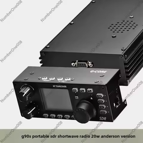 G90S/G90N 20W SDR QRP HF Transceiver for Ham Radio, Portable All Mode Shortwave Radio with Built-In 