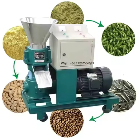 Pellet Making Fodder Poultry Feed Pellet Mill Granulator Poultry Feed Processing Machines for Sale P