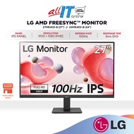 LG 27MR400-B (27") / 24MR400-B (24") FHD IPS Essential Monitor | 100Hz | AMD FreeSync™ | 1080p