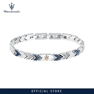 MASERATI Jewels 215mm Mens Stainless Steel Bracelet Red-Green+Blue JM225AVD88 (Adjustable)
