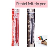 Pentel PENTEL Sign Pen 2Color【BLK/RED】S520BD,water-based, acrylic./Discount