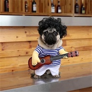 Pet Dog Guitarist Clothes Funny Transformation Costume Shooting Video Props Funny Pet Costume