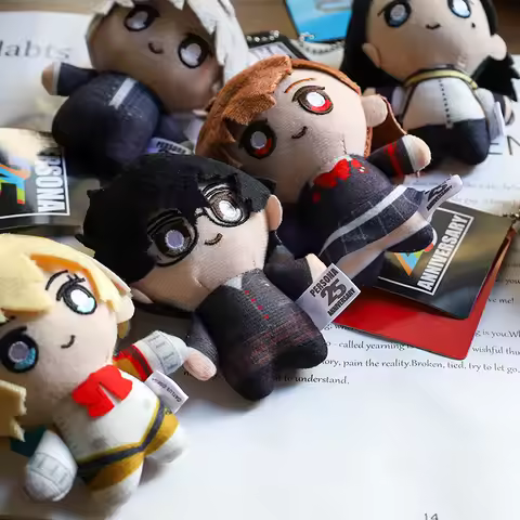 10cm Game Yuuki Makoto Aegis Shiomi Kotone Gorou Akechi Joker Shiomi Kotone Cosplay Anime Plushie Pe