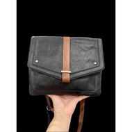 Genuine leather bag, brand Marks And Spencer, size width 26 height 21