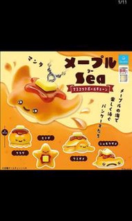 日本正版QUALIA 海洋生物焦糖甜點扭蛋 巧克力魔鬼魚章魚食物擬態