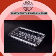 OPS-H2 Benxon Plastic Tray {100pcs} / GO-H2 Bakery Plastic Disposable Container / Bekas Kuih