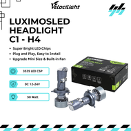 Lampu Utama Biled H11 100W Mini Projector Laser Headlamp Foglamp Super Terang C1 - LUXIMOS