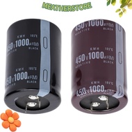 KEATHS 2PCS Electrolytic Capacitor, 450V Cylindrical Shape Aluminium Capacitor, Durable 35x50mm 1000