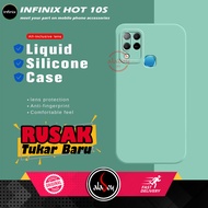 Case Infinix Hot 10S Soft Case Macaron Liquid Silicone Pro Camera