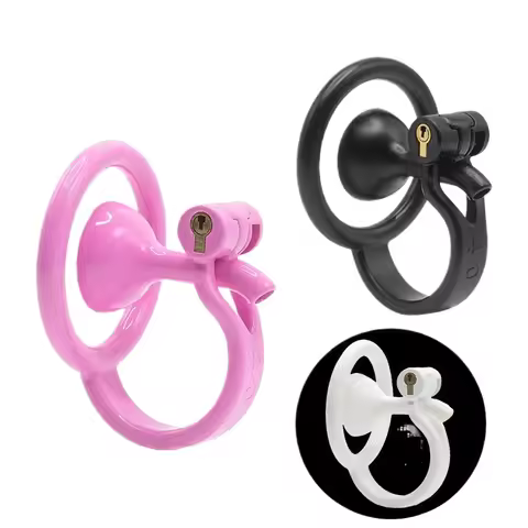 Reverse Lock Chastity Device Chastity Lock Small Cylinder CB Guide Anti-escape Chastity JJ Pseudo-gi
