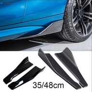 SUCHENHD Car Side Skirt Bumper Bars, Spoiler Splitter Extensions Car Bumper Spoiler Rear Lip, Automobile Accessories Diffuser ABS Carbon fibre Car Corner Bumper Guards Car