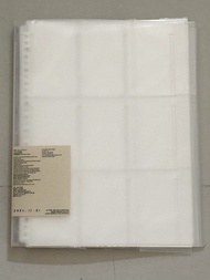 無印良品 Muji 透明硬膠封面 A4 九宮格活頁卡冊（3寸小卡收納 2R相簿）