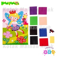DIY Mosaic Art Educational Toys Eva Stickers Stick Foam Beads Montessori