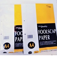 QUALITY A4 FOOLSCAP PAPER 80GSM (160SHEETS)