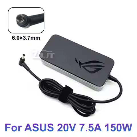 20V 7.5A 150W 6.0*3.7mm AC Laptop Adapter Power For ASUS ADP-150CH B Charger FX505 FX505D FX505DU FX
