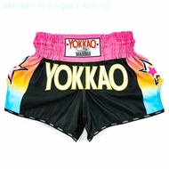 YOKKAO ประเทศไทยนำเข้ามาใหม่ดั้งเดิมกางเกงมวยไทยกางเกงต่อสู้มวยไทยกางเกงกีฬาการต่อสู้ Sanda อาชีพชายและหญิงสไตล์อเมริกันเมล
