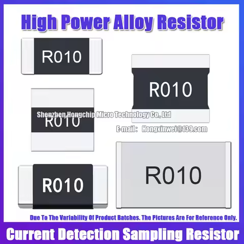 (2-10PCS) Alloy Sampling Resistor 1206 2010 2512 2728 4527 1% High Power Alloy Resistor 1W 2W 3W 4W 