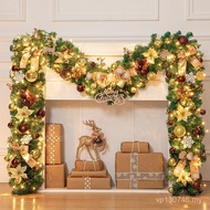 270cm Arrangement Garland Doors Windows Christmas Hotel Cross-Border Shopping Mall Rattan Ornaments 