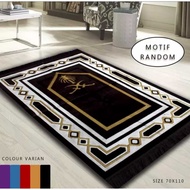 Turkish Prayer Rug Velvet Thick Soft Smooth Size 110x70 cm Has Anti-Slip Floor Carpet