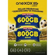 oneXOX One - X35 prepaid simkad 600GB (self register) kekal number , number baru