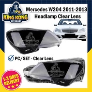 MERCEDES W204 2011/2012/2013 C200/C250/C300 HEADLAMP COVER/HEADLIGHT COVER/大灯灯罩 [Ready Stock]