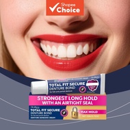 Professional Denture Adhesive Cream 20g Glycerin Polymer Long Lasting Soft Fit Comfort Stability Ora