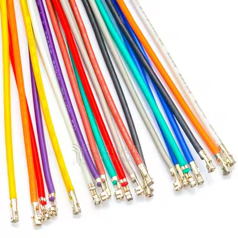 JST XH2.5mm Pre-Crimped Silicone Cable Wire 22AWG Copper Wire High TempErature Resistance Cable Crim