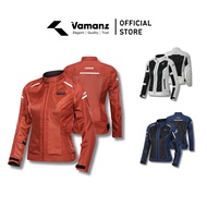 Lyschy Women Motorcycle Riding Jacket Breathable Mesh Jaket Motor