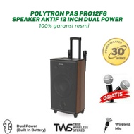 polytron pas pro12f6 speaker aktif speaker portable bluetooth karaoke