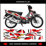 YAMAHA F1 STRIPING STICKER ZR F1ZR/ FIZR/ - F1 MOTORCYCLE BODY VARIATION LIST STICKER ZR FIZR F1ZR/