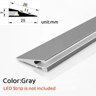 Ultra-thin LED Cabinet Strip Light Surface Mounted 45 Degree Oblique Lighting Aluminum Profile Wardr