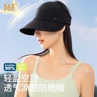 361 Sunscreen Sun Hat Summer Women 2024 Empty Top Cap Outdoor Sports Sun Hat Women Hat