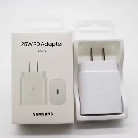 Samsung 25W US Plug Travel PD Adapter Charger Cargador 3A USB Type C Cable For Galaxy Z Flip 6 5 4 S