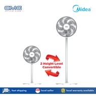 Midea 16" Stand Fan (2 Heights Convertible/ 7 Blades) MS1618W