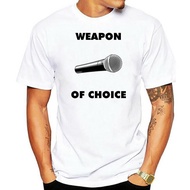 Music Novelty T-Shirt Weapon Of Choice Microphone 2Xl 10Xl Tee Shirt