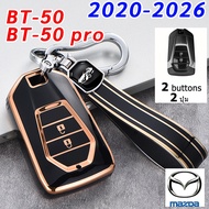 New BT-50 Mazda 2020-2026 keyless remote key cover BT-50 pro car keychain 2025 remote key case
