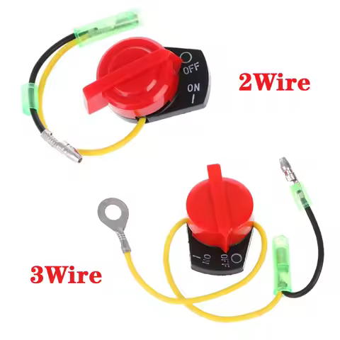 2 / 3 Wire Metal Switch Engine Power Stop on Off Kill Switch Control for Honda GX110 GX120 GX160 GX2