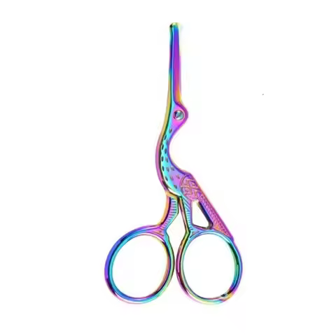 Durable Bird Shape Nail Art Shears Stainless Steel Precision Crane Embroidery Shears Tailor Shears H