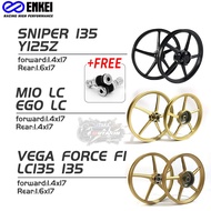 Enkei SP522 mags sniper135 Classic mx135 vega force Mio i125 mio sporty front 1.4*17 rear 1.6*17 mag