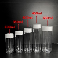 JUICE Bottle/ Milk Tea Plastic Pet Bottle /Botol Jus 300ML /350ml/ 400ML /480ml 650ml Botol Tutup Hi