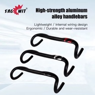 SAGMIT Dropbar Aero Flat Road Bike/ Internal Cable Dropbar Alloy Compact Aero Flat 31.8 x 420mm Aero