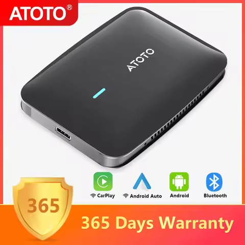 ATOTO Smart Car AI Box Android System Ring Kit 4GB 32GB Wireless Apple Carplay Android Auto Bluetoot