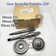 Gear Rasio Set Komplit 2DP Gigi Rasio Assy kualitas asli Original Yamaha Nmax 155 Nmax Old Lama New 