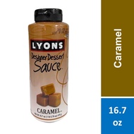 Lyons Caramel Designer Dessert Sauce 16.7oz