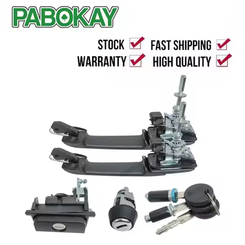 For VW Golf Mk3 New Locking System Lock Set 1H0837207B 1H0905855A 1H6827571A 1H0898081